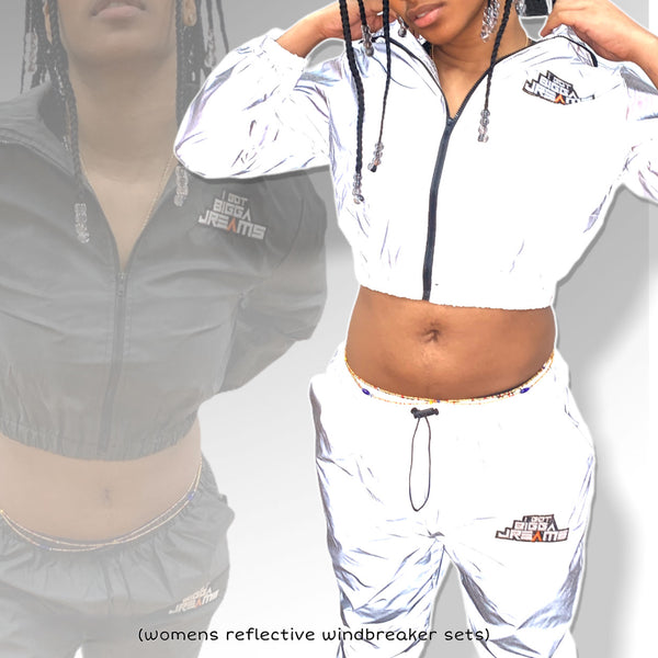 Bigga Jreams Women’s Reflective Wind Breaker Set