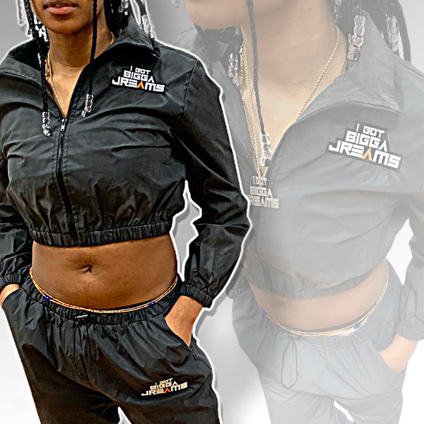 Bigga Jreams Women’s Reflective Wind Breaker Set